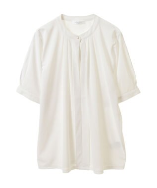 Green Parks ２ｗａｙ　５分袖ブラウソー Off White