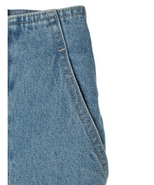 Green Parks ・ＥＬＥＮＣＡＲＥ　ＤＵＥ　バックスリットデニムパンツ Light Indigo