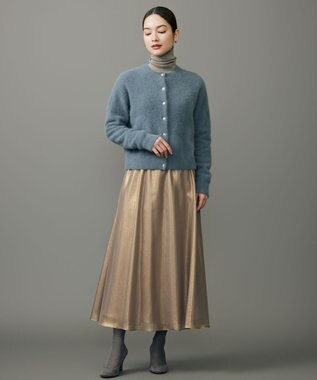 自由区 L 【SHIHOさん着用】ウールシルクミックスインナー ニット モカ