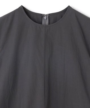BEIGE， 【洗える・GISELe 6月号掲載】MALLOW / バックリボンコットンノースリーブブラウス Slate