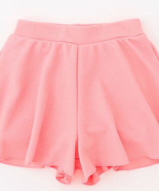 ANY KIDS 総柄 セパレート水着 エクリュ×ピンク（サクランボ）