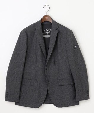 JOSEPH ABBOUD MOUNTAIN 【フードが外せる】メランジハイパワー2wayストレッチ ジャケット グレー系