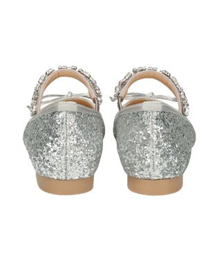 Bridget Birkin 【Bridget Birkin】ビジューストラップバレエシューズ シルバー雑材