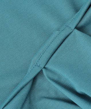 ANY ストレッチピケカシュクールカットソー グリーン