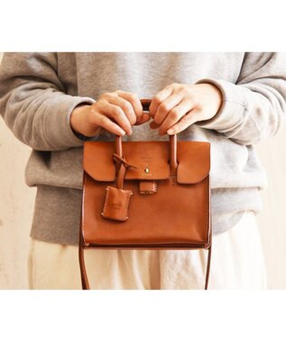 genten ミネルヴァ 2wayミニバッグ チャ