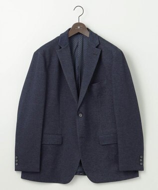 JOSEPH ABBOUD 【キングサイズ・ストレッチ/多機能レジャージャケット】ツィーディージャージー ジャケット ネイビー系