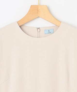 組曲 【KUMIKYOKU NAVY】コンフォータブルドレープフリル ワンピース アイボリー系