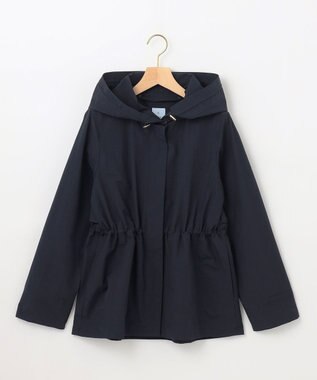 組曲 L 【フード取り外し可】2WAYショート丈ライトアウター ネイビー系