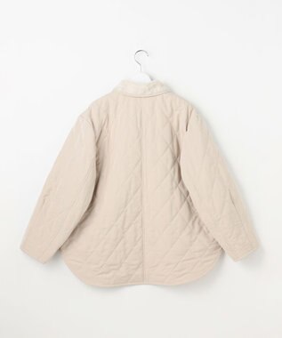 自由区 S キルト アウター ライトベージュ