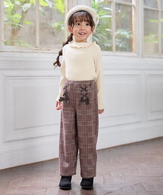 ANY KIDS しあわせタッチニット エクリュ