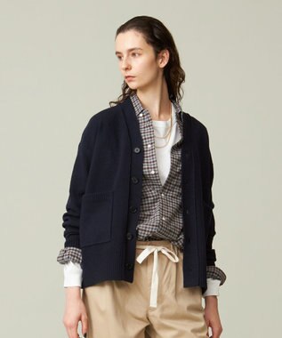 J.PRESS YORK STREET 【UNISEX】NEW ENGLAND ニットカーディガン ネイビー系