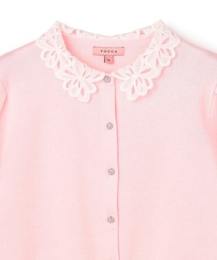 TOCCA 【鈴木ゆうかさん・chayさん着用】MOONLIT MUSE SHORTSLEEVE カーディガン ピンク系