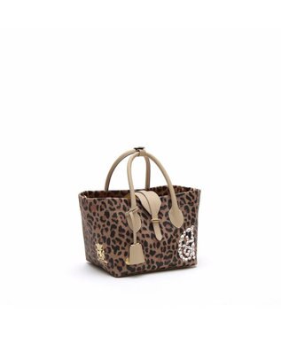 A.D.M.J. 【牛革】フィバナイラ/キューブトート21cm(ショルダーストラップ付) サンド