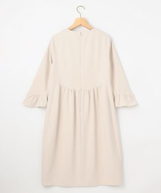 組曲 【KUMIKYOKU NAVY】コンフォータブルドレープフリル ワンピース アイボリー系