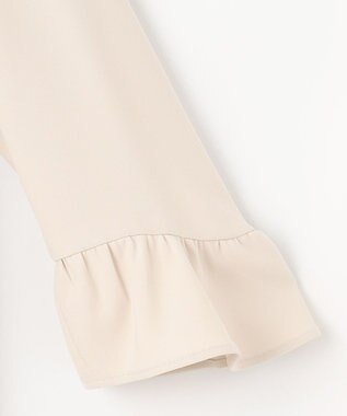 組曲 【KUMIKYOKU NAVY】コンフォータブルドレープフリル ワンピース アイボリー系