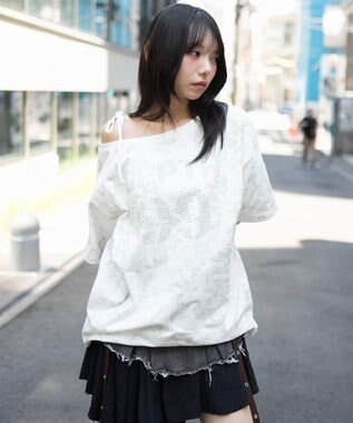 WEGO ２WAYグラフィックワンショルBIGT 柄10
