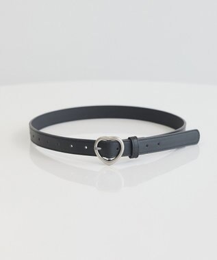 earth music&ecology ハートバックルベルト Black