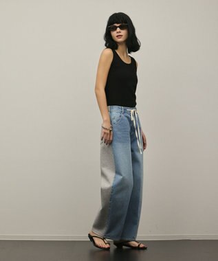 GRACE CONTINENTAL コンビドロストデニムパンツ