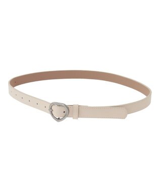 earth music&ecology ハートバックルベルト Beige