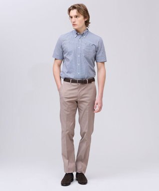 J.PRESS MEN 新色追加【 高通気性 / 軽量 / ノンアイロン / 撥水】【BEAT HEAT SYSTEM】半袖シャツ / B.D. ネイビー系3