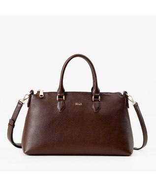 IBIZA アクセソリオ　牛革　2WAYバッグ 濃茶