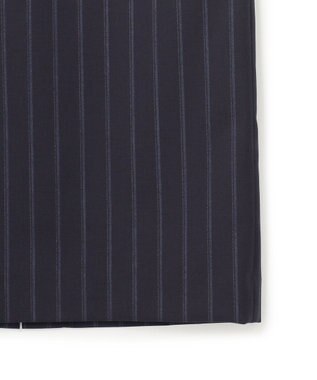 BEIGE， 【セットアップ対応】GEORGE / ウールストライプ ハイウエストスカート Navy Stripes