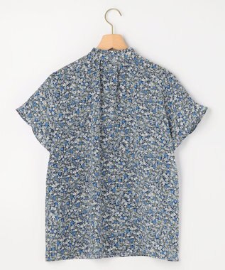 組曲 【先行予約】フラワーガーデンプリント ブラウス ブルー系5