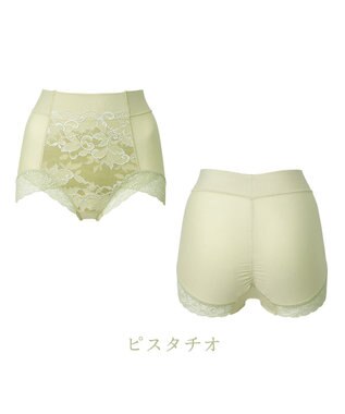 BRADELIS New York 【BRADELIS NewYork peace】　華やかレーシーショーツ24 ピスタチオ