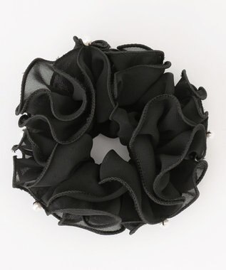 ANY SIS フリル シュシュ ブラック