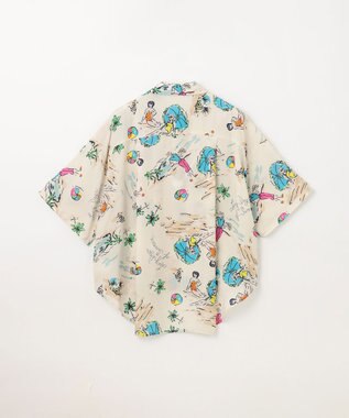 GRACE CONTINENTAL リゾートプリントシャツ キナリ