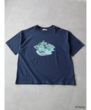 Green Parks ピーター・パン／前後プリントＴｅｅ Navy