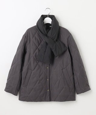 J.PRESS LADIES ピーチマルチポリリバーシブル アウター ブラック系