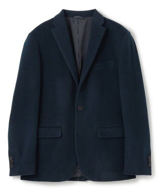 JOSEPH HOMME グロッシーウール　ジャケット ネイビー系