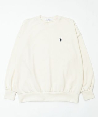 WEGO 【WEB限定/ユニセックス着用ITEM】別注USPOLOワンポイントPO オフホワイト