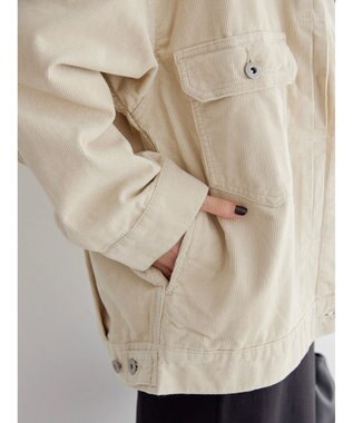 AMERICAN HOLIC コーデュロイジャケット Ivory