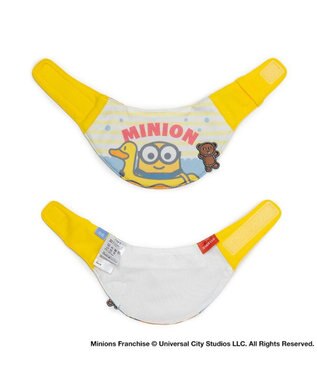 PET PARADISE ミニオン クールバンダナ 《アヒル浮輪》 小型犬 ホワイト×イエロー