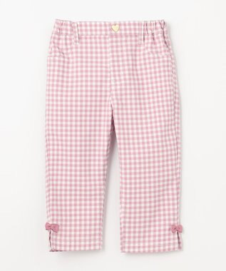 ANY KIDS 接触冷感 しろくま パンツ ピンク×ギンガム