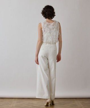 GRACE CONTINENTAL フリンジベスト ホワイト