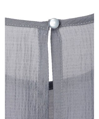 earth music&ecology バルーンスリーブブラウス Gray