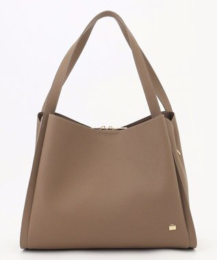 LA BAGAGERIE ソフトシュリンク2WAYハンドバッグ large グレージュ