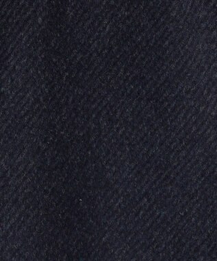 GOTAIRIKU アンゴラビーバー ステンカラーコート ネイビー系8(ストライプ)