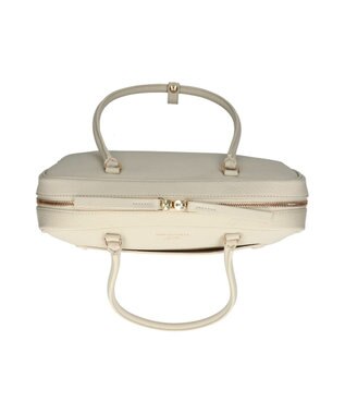 INTER-CHAUSSURES 【CHRISTIAN VILLA】イタリアンレザーデイリーボストンバッグ オフホワイト