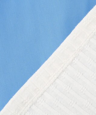 組曲 KIDS  【150-160㎝】 クロスステッチオフショルトップス ブルー