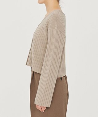 uncrave ウール ナイロン 2WAY ニット（uncrave STANDARD） ベージュ