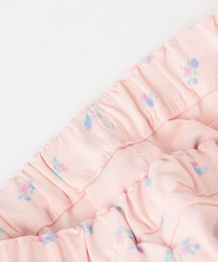 ANY KIDS 【洗濯機可能】ときめきストレッチ 総柄パンツ 花柄