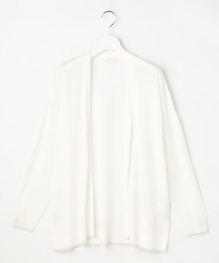 ANY SIS S エアリーライト ニットカーディガン オフ