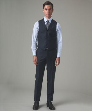 GOTAIRIKU 【形態安定】PREMIUMPLEATS_レギュラーカラー 通年ドレスシャツ サックスブルー系