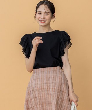 組曲 メタルフラワーフープイヤリング ゴールド系