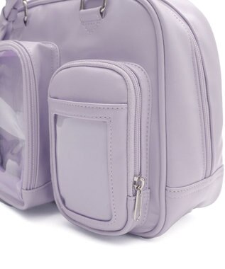 WEGO 【痛バ＆推し活グッズ】きらふわぬい痛ボストンバッグ ライトパープル