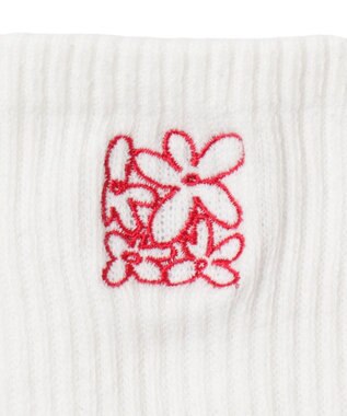 WEGO 底パイル刺繍デザインソックス（丈14㎝） 柄2